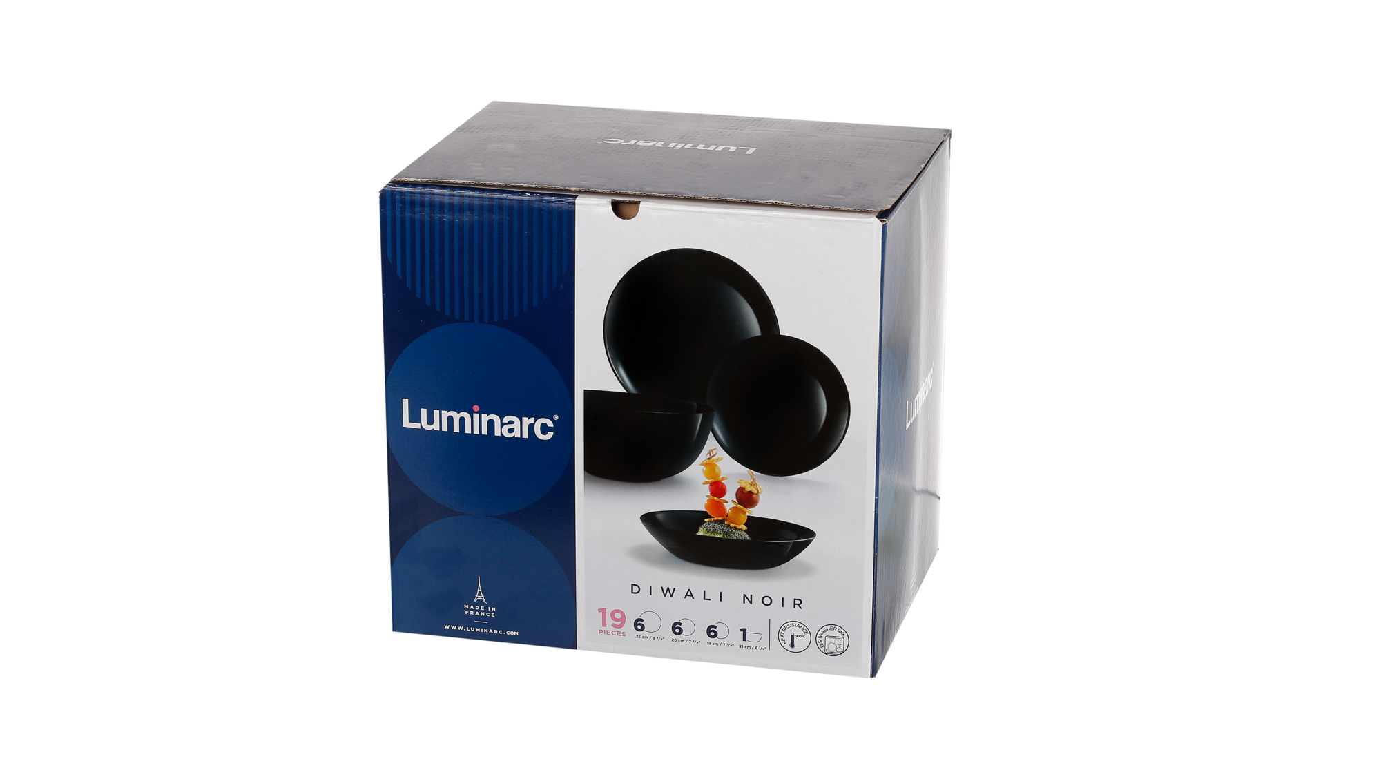 Luminarc Diwali Black Set Pjatash, 19 Copë