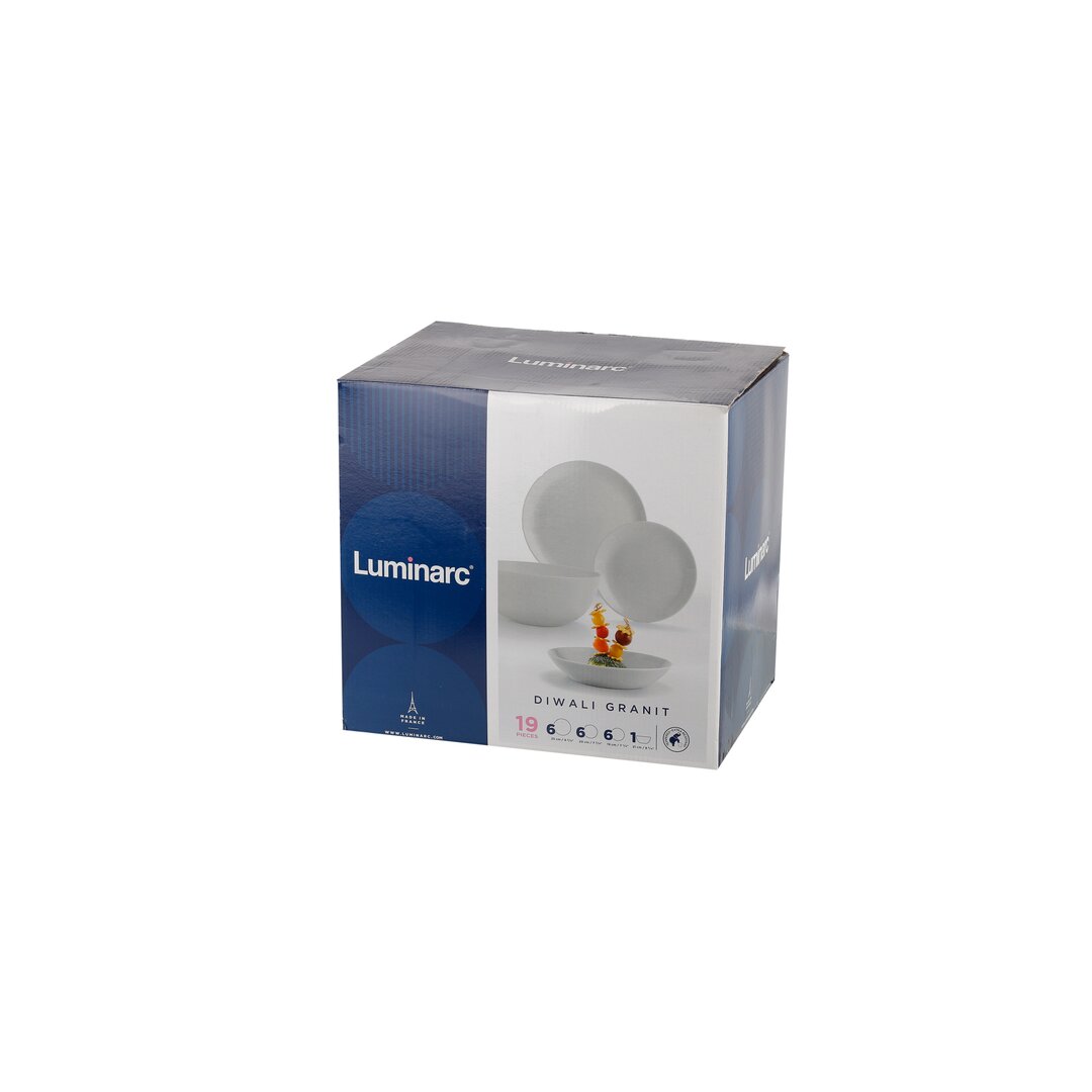 Luminarc Diwali Granit Set Pjatash 19 Copë