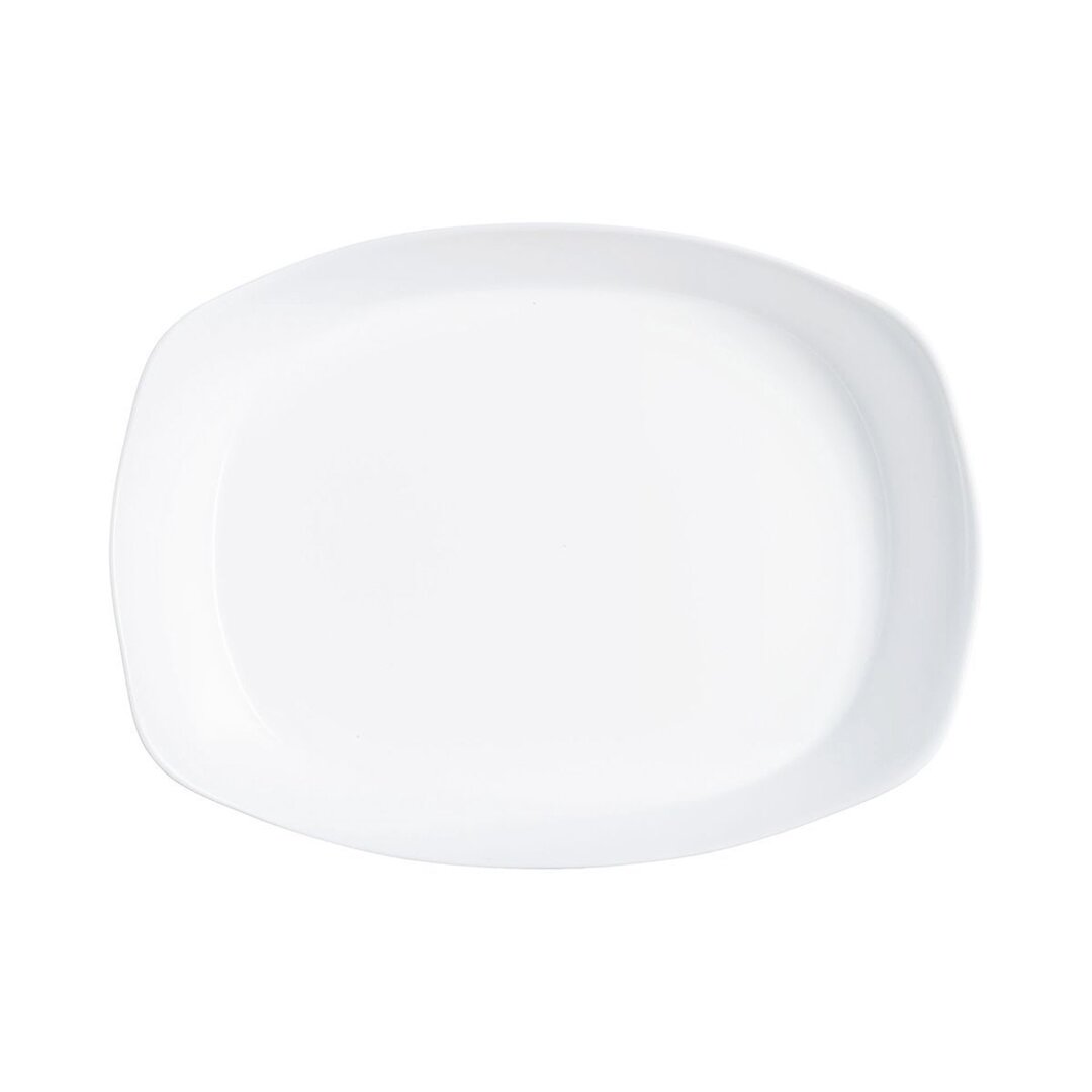Luminarc Tave Drejtkëndore për Furrë White, 38x28 Cm, 3.6 Lt, 1 Copë