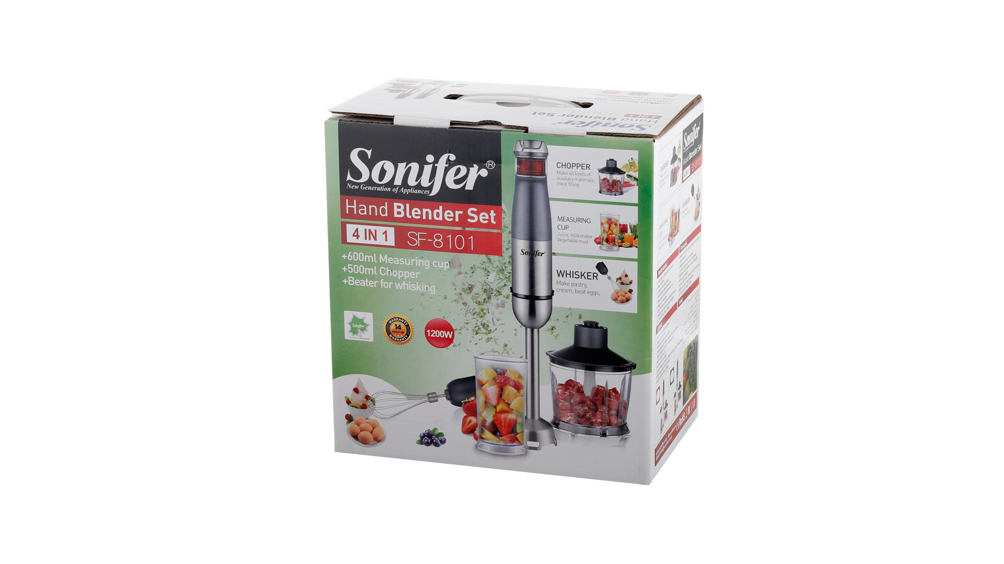 SONIFER BLENDER DORE ELEKTRIK 4NE1 1200W SF-8101 1COPE