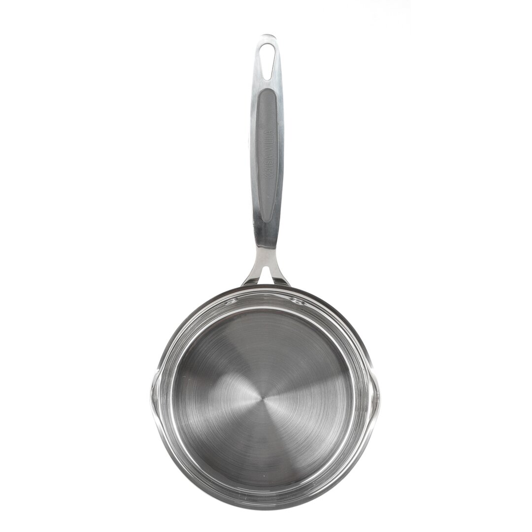 Kaisa Villa Stainless Steel Sauce Pan with Lid 16x9 Cm, 1.6 Lt, 1 Piece