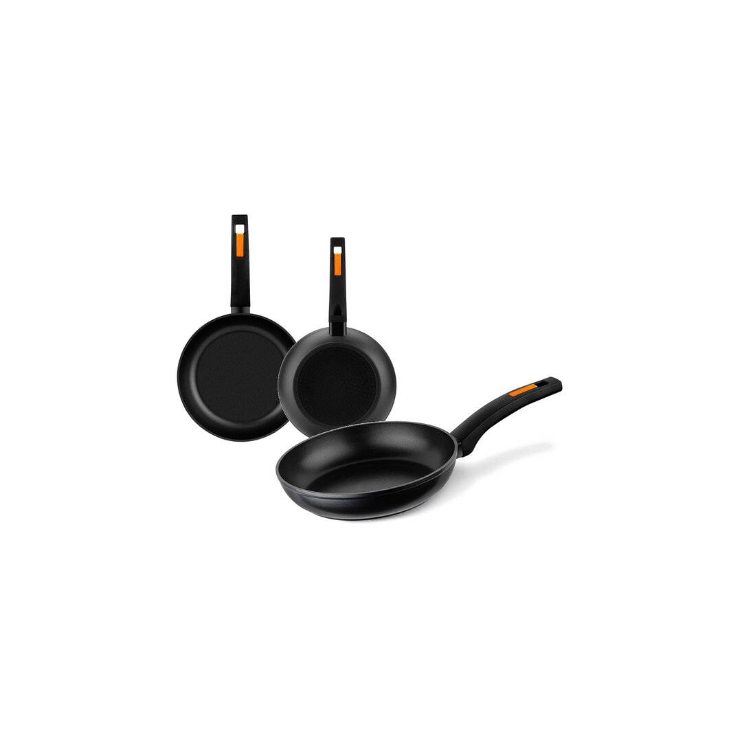 Isogona Monix Fuego Pan Set, 18-22-26 Cm, 3 Pieces