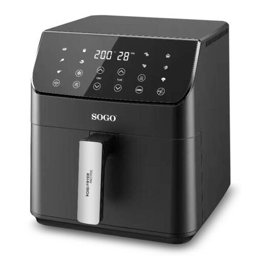 Sogo Fritezë me Ajër Digitale Profesionale B, 6 Lt, 1700W, SS-10890, 1 Copë