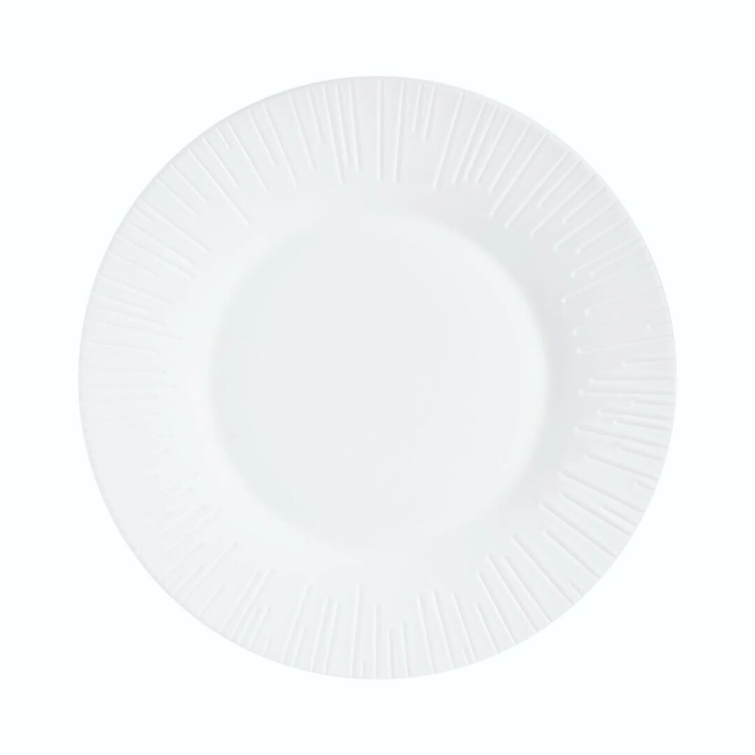 Luminarc Luminis White Dessert Plate, 22 Cm, 1 Piece