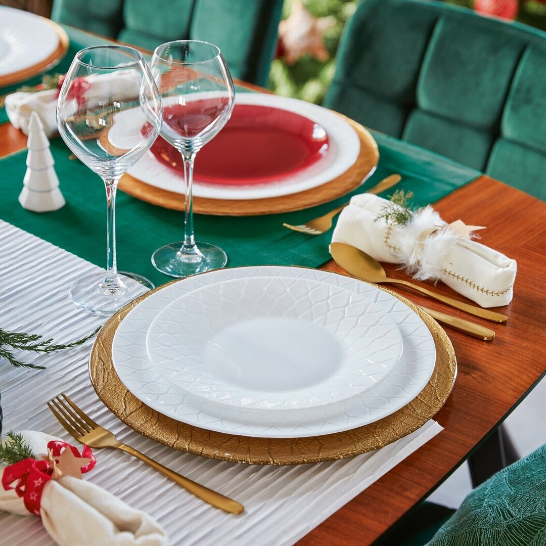 Luminarc Luminis White Dessert Plate, 22 Cm, 1 Piece