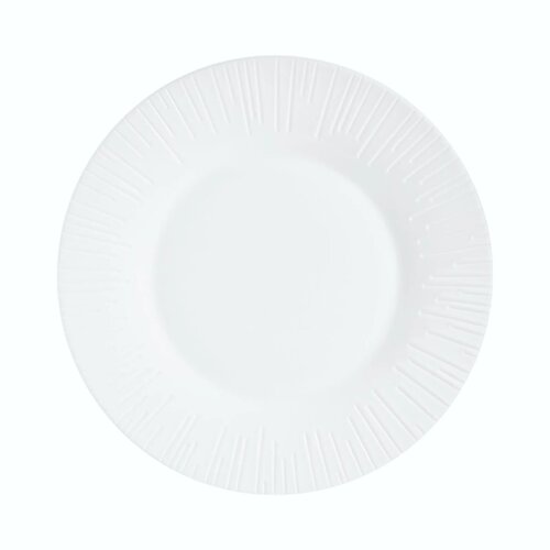 Luminarc Luminis White Soup Plate, 23 Cm, 1 Piece