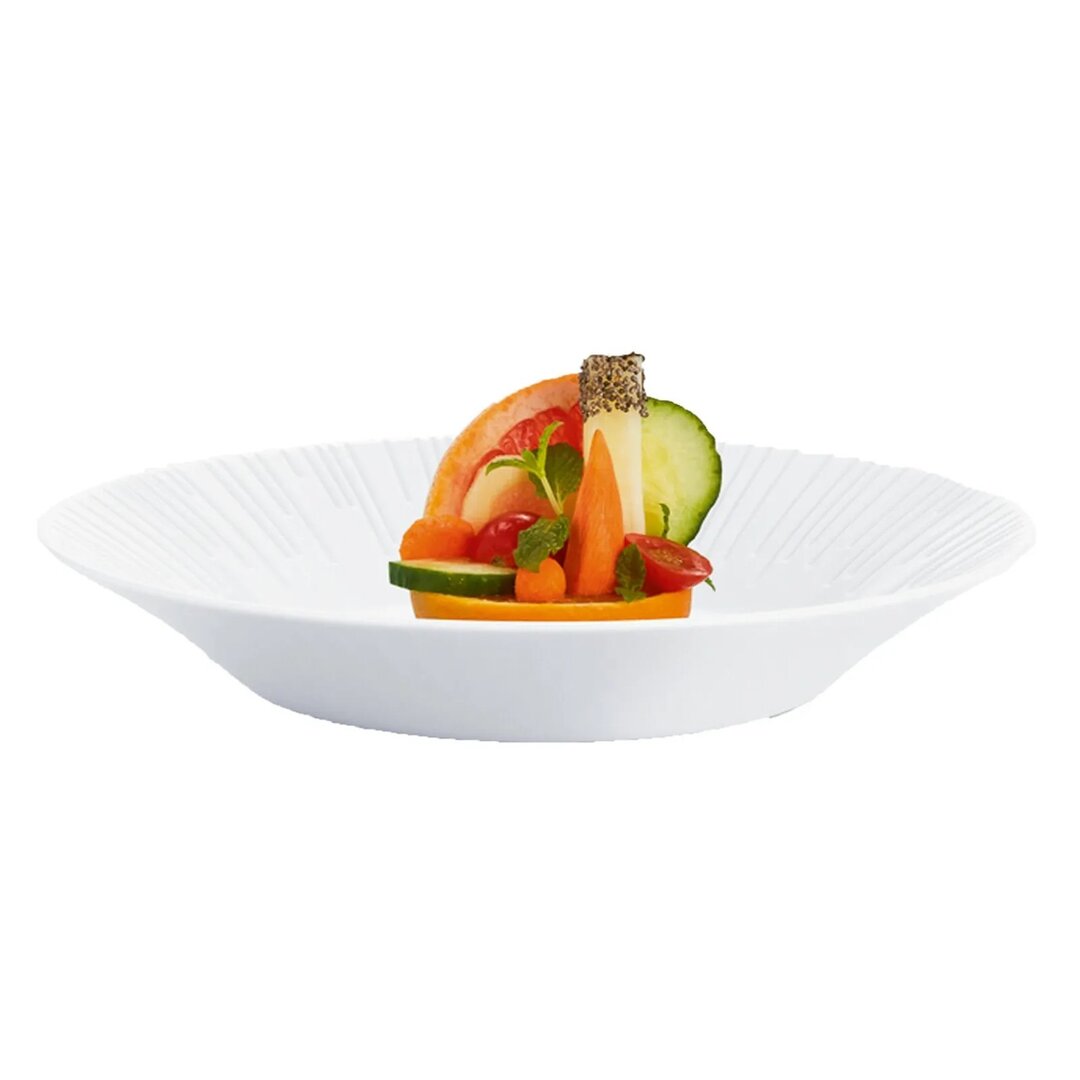 Luminarc Luminis White Soup Plate, 23 Cm, 1 Piece