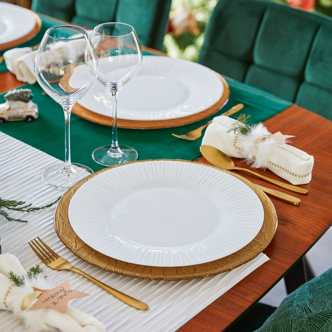 LUMINIS WHITE A DINNER PJATE 28 CM 1COPE