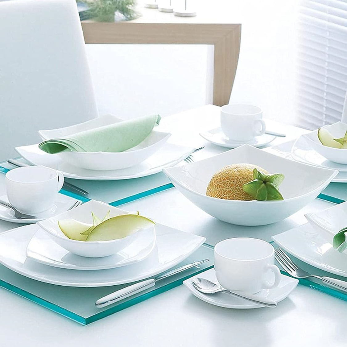 QUADRATO WHITE B SOUP PJATE 20 CM 1COPE