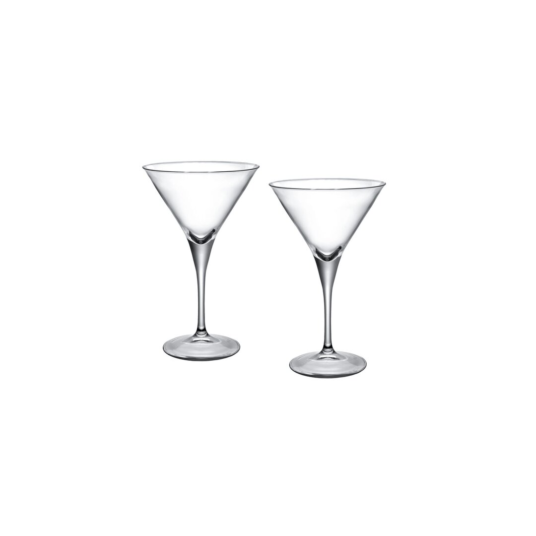 Bormioli Rocco Ypsilon Drinking Glass with Throne, 24.5 Cl, 2 Pieces