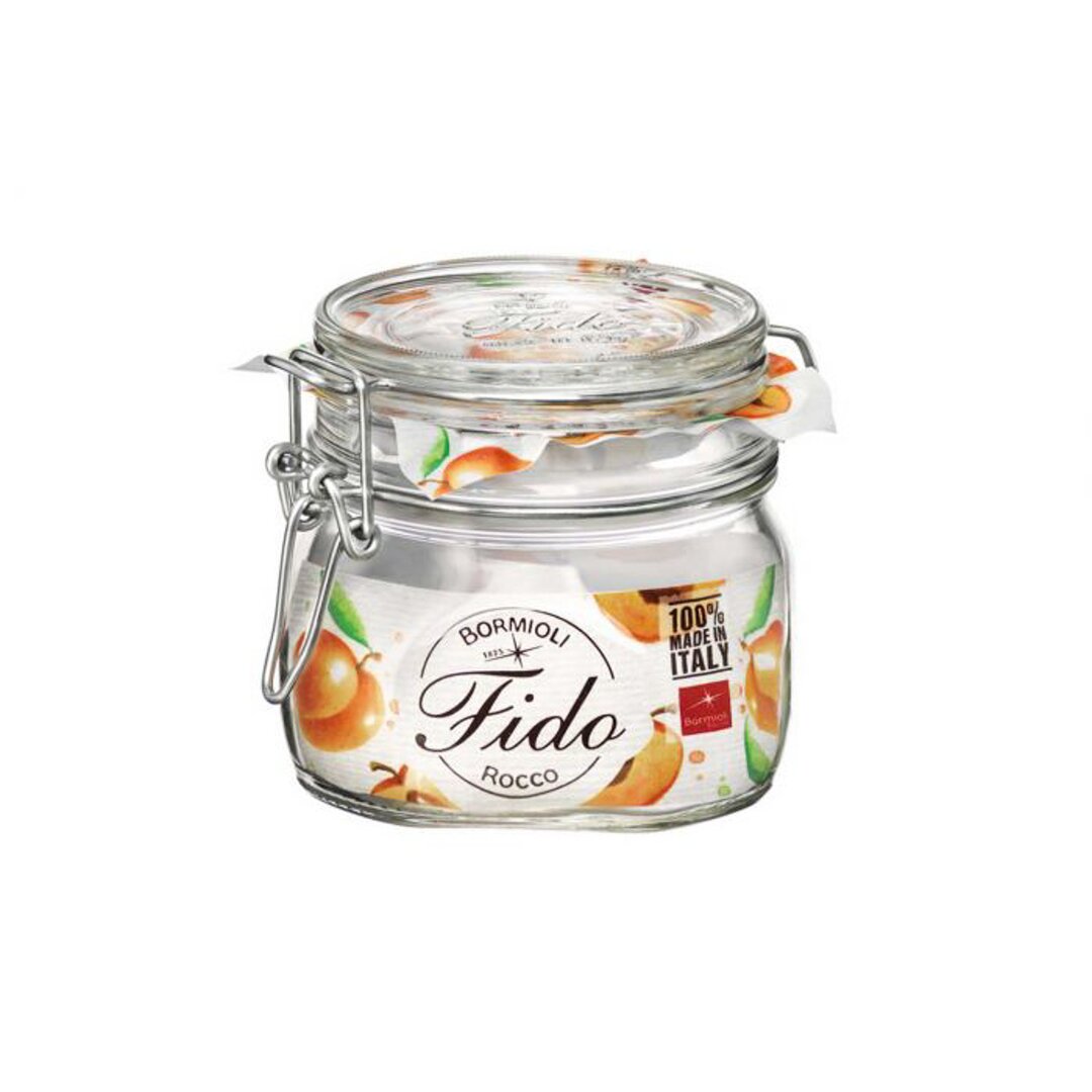 Bormioli Rocco Fido Airtight Jar, 500 Cl, 1 Piece