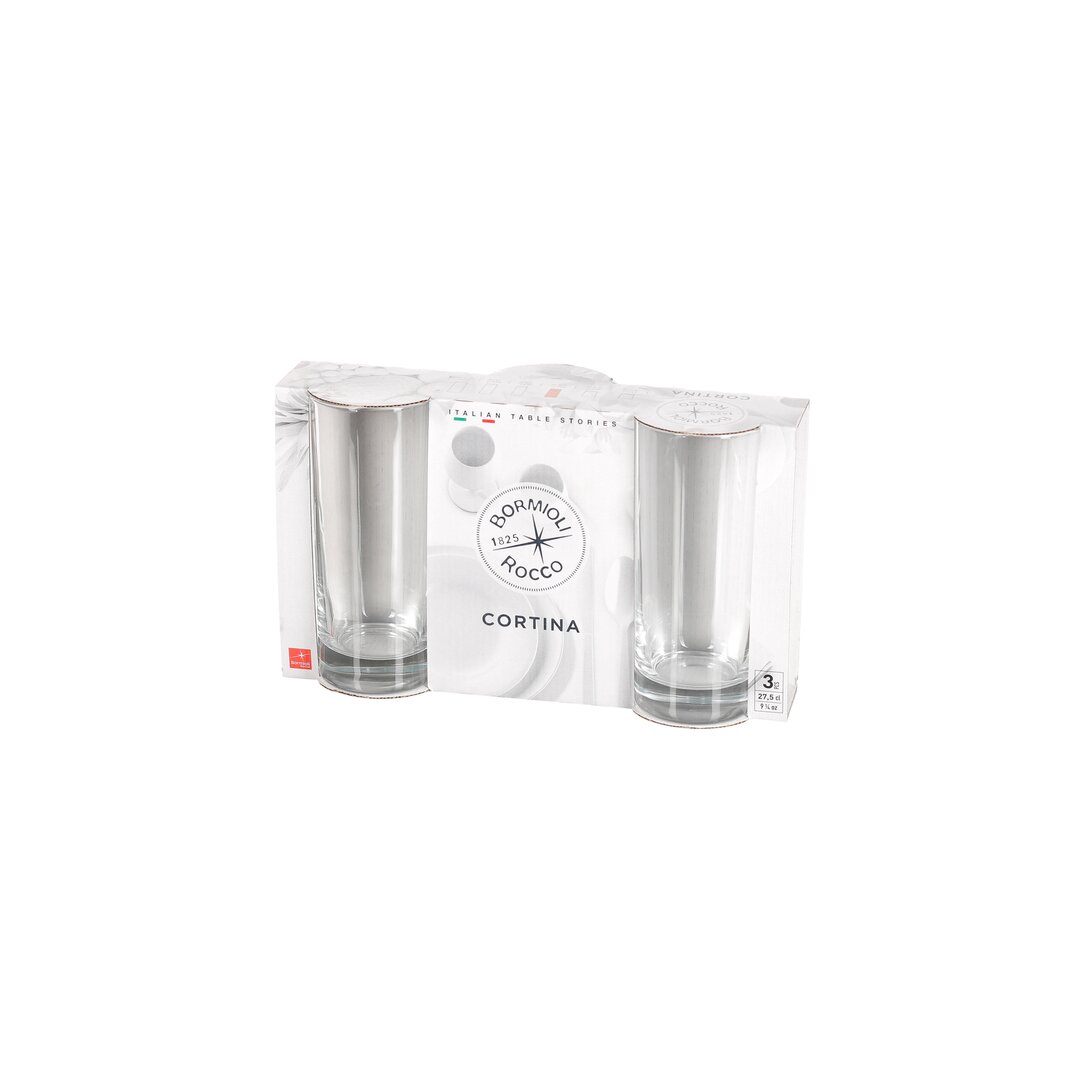 Bormioli Rocco Cortina Gota pa Fron HB, 29 Cl, 3 Copë