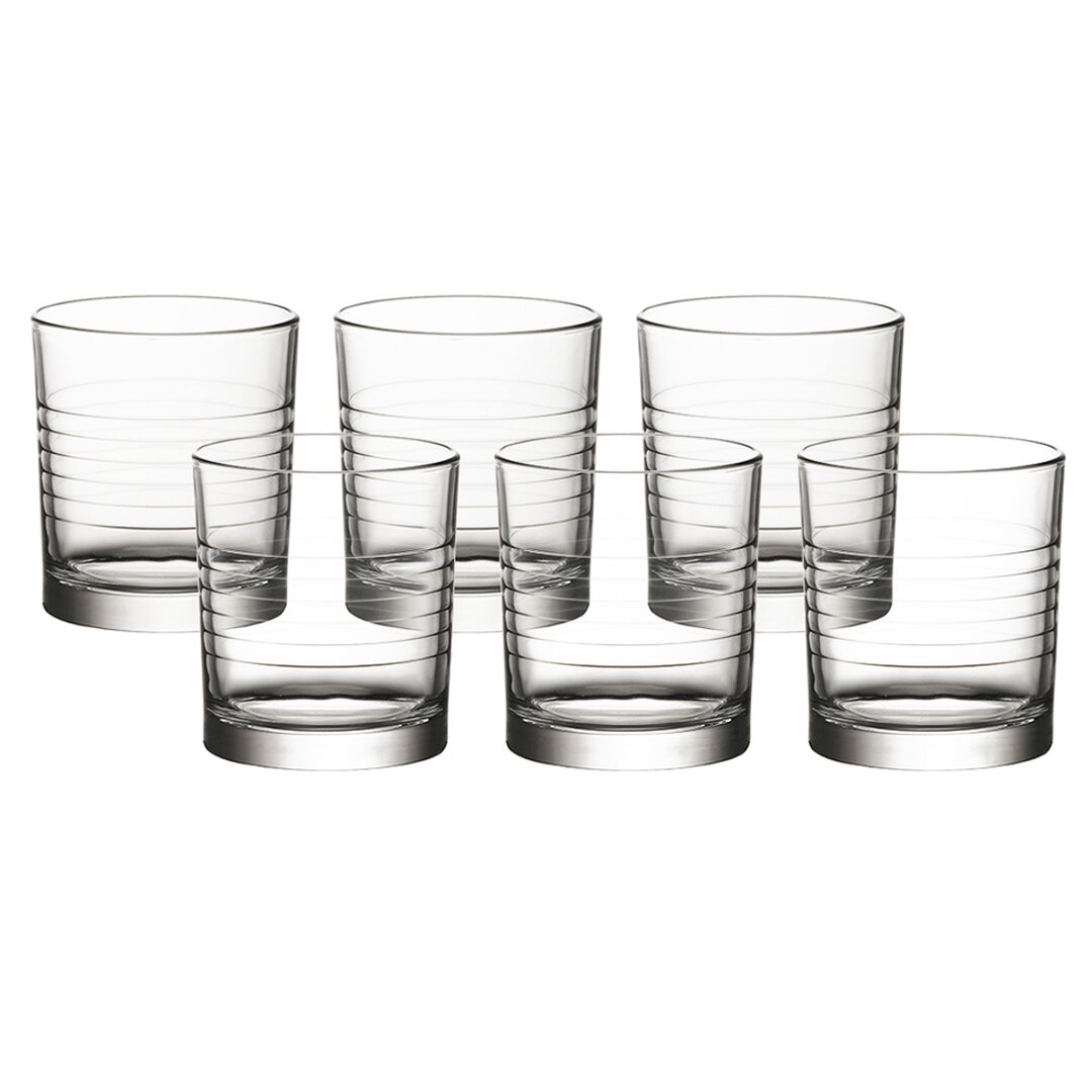 Bormioli Rocco Arena Gotë pa Fron DOF, 24 Cl, 6 Copë