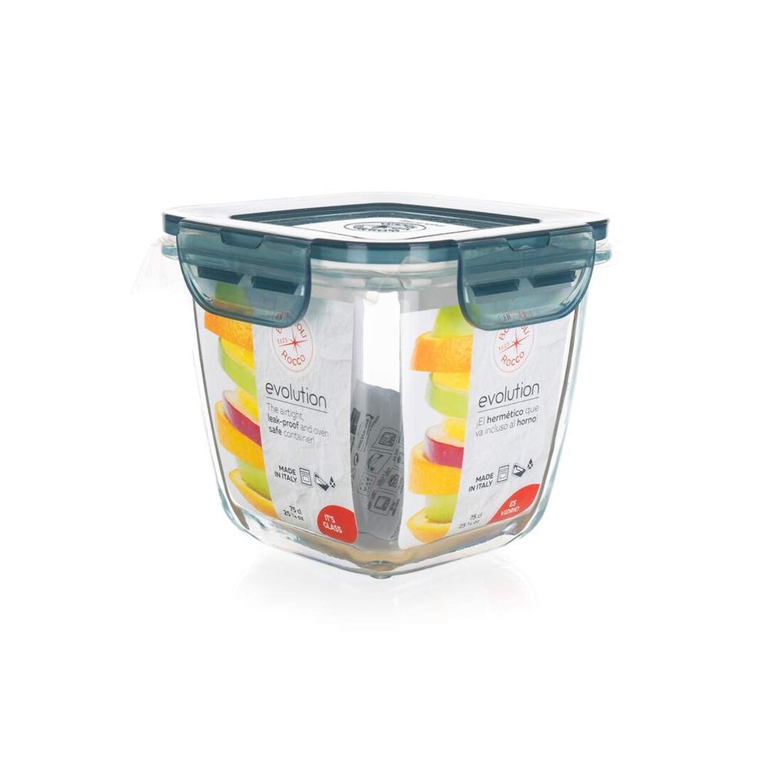 Bormioli Rocco Frigoverre Evo Tas Katror Hermetikë Alto BO, 12x12 Cm, 1 Copë