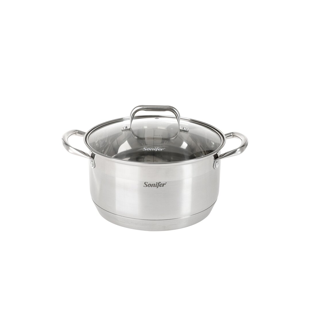 Sonifer Stainless Steel Cookware Set S SF-1137, 6 Pieces