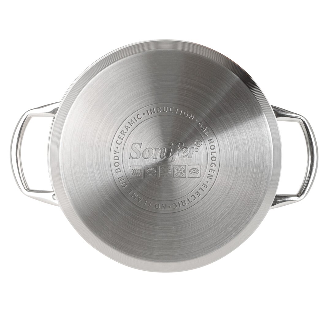 Sonifer Stainless Steel Cookware Set S SF-1137, 6 Pieces