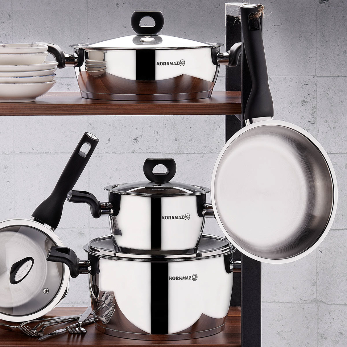NORA TIGAN OMELETTE INOKS 1 LT 20 CM A2998 1COPE