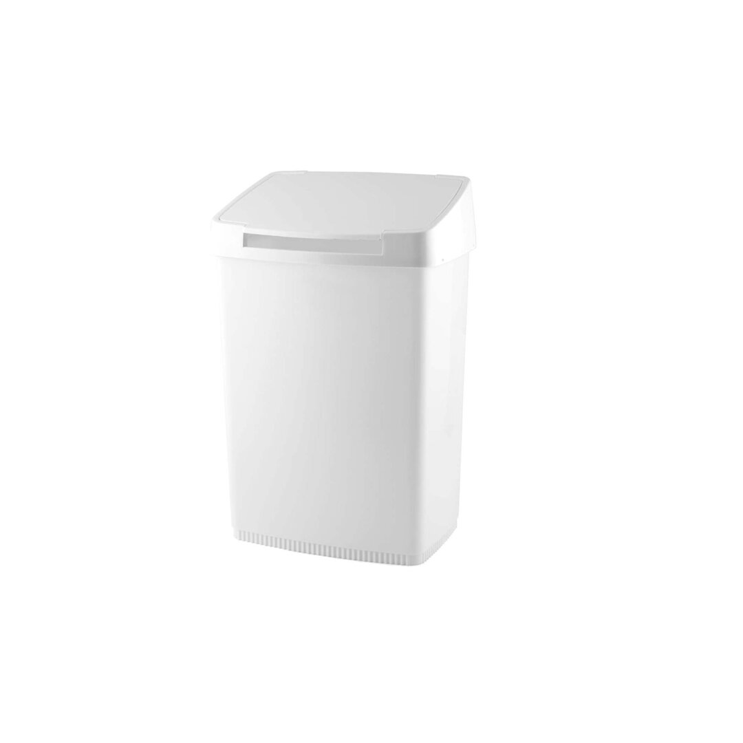 Kosh Rrobash i Bardhë 30 Lt me Përmasa 50 x 40 x 30 cm