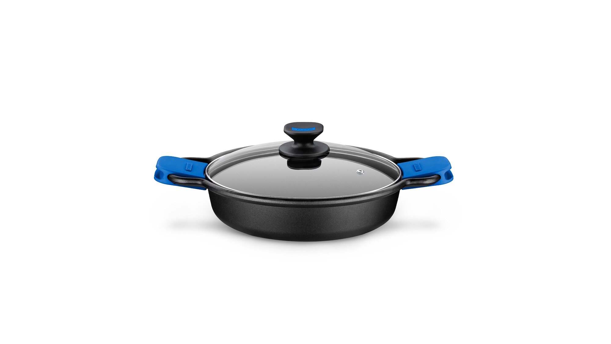 SOLID LOW TENXHERE W/GLASS LID 24 CM 1COPE