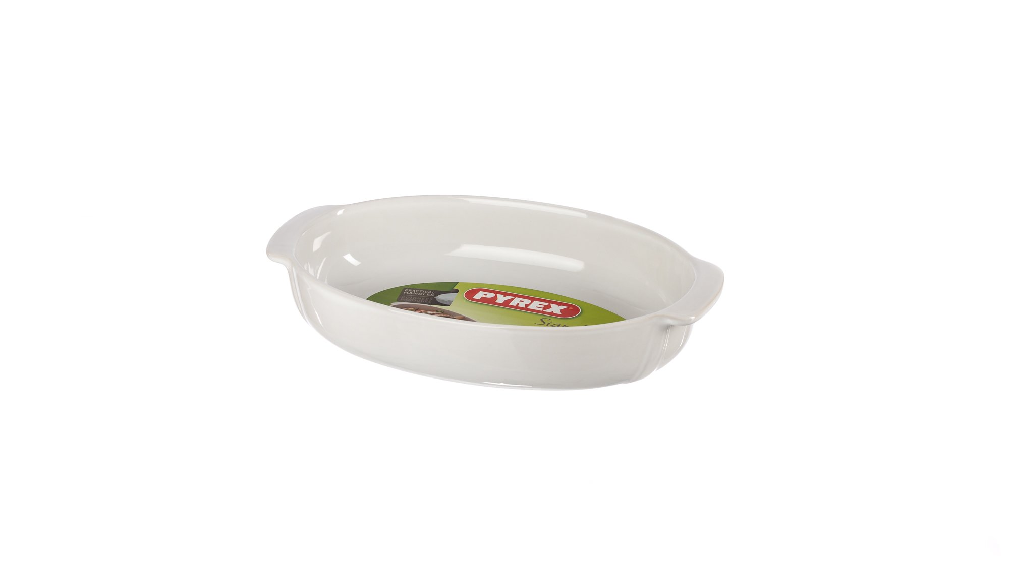 PYREX TAVE QERAMIKE WHITE 30X20 CM 1COPE