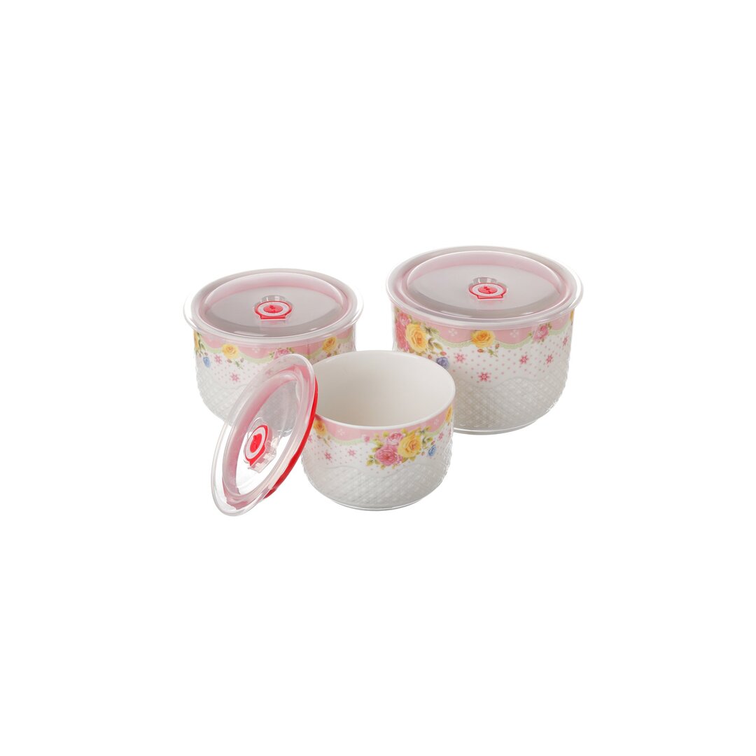 Bone set Tasa Porcelani me Kapak D 3 Copë