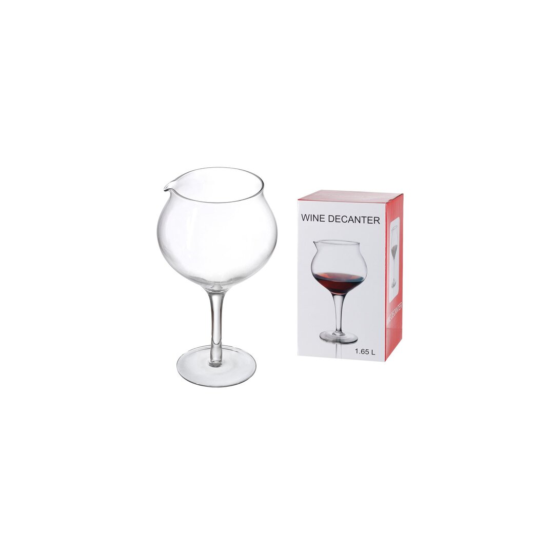 Wine Decanter në Formë Gote me Fron 1.65 Lt 1 Copë