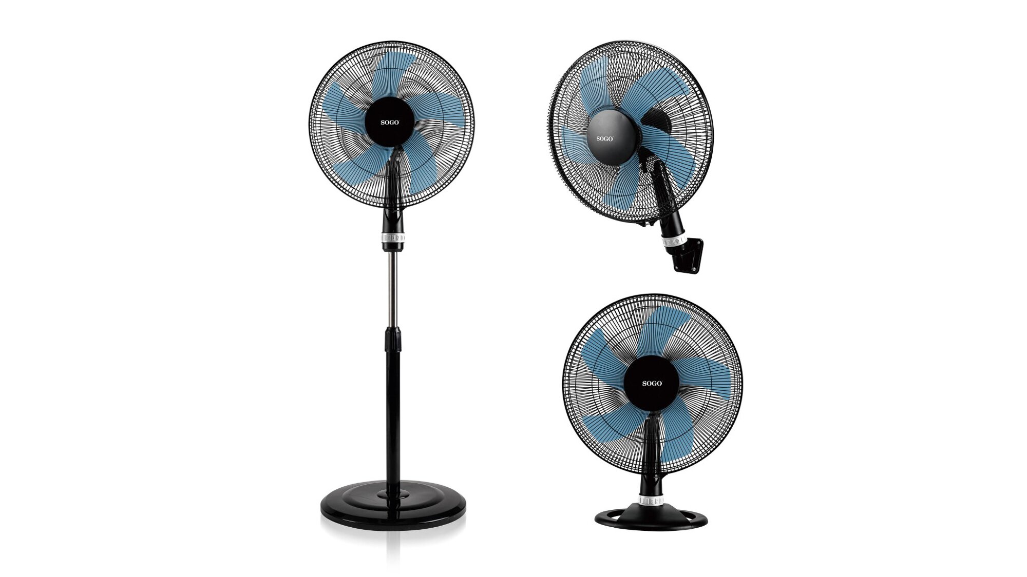 SOGO STAND VENTILATOR PROFESIONAL 3NE1 50W SS-21265 1COPE