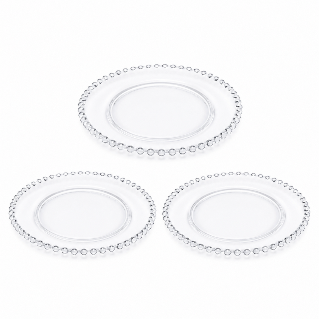 Shportë Pearl Pjatë Shërbimi 32 Cm dhe Set Pjatë Embëlsire 19 Cm 6 Copë