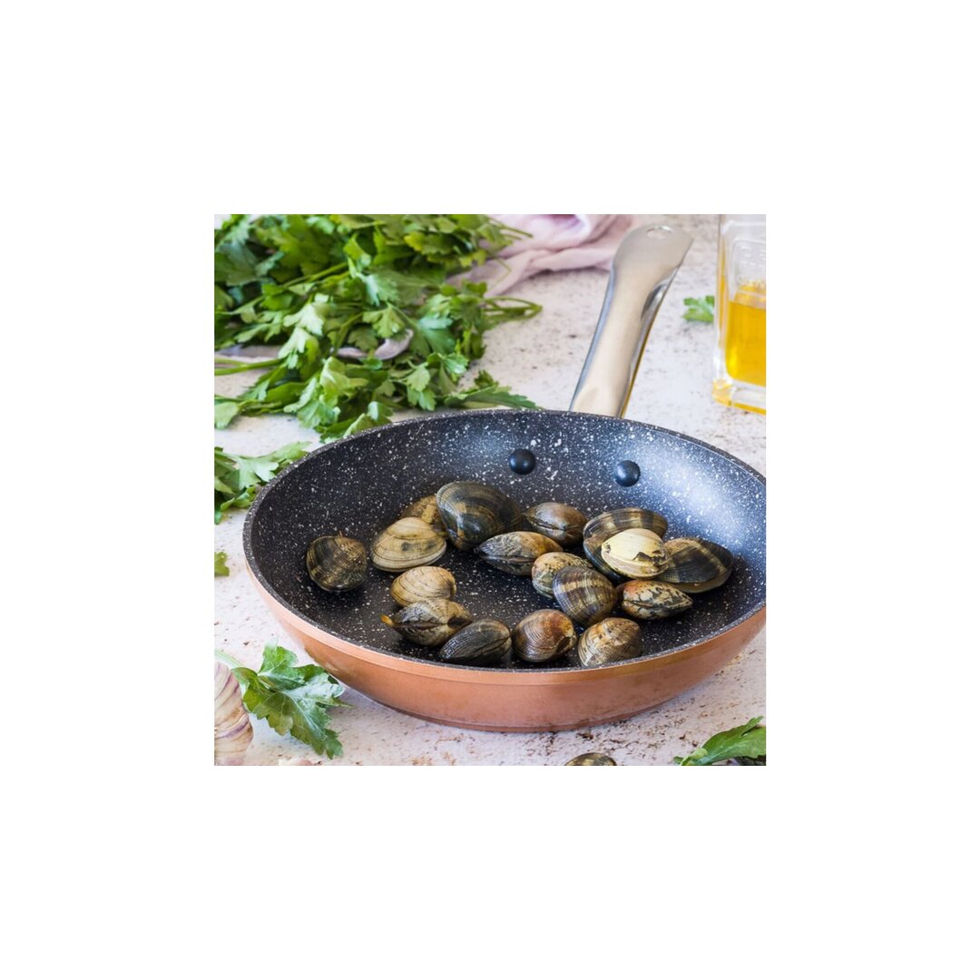 Isogona Monix Copper Set Tigan 18-22-26 Cm, 3 Copë