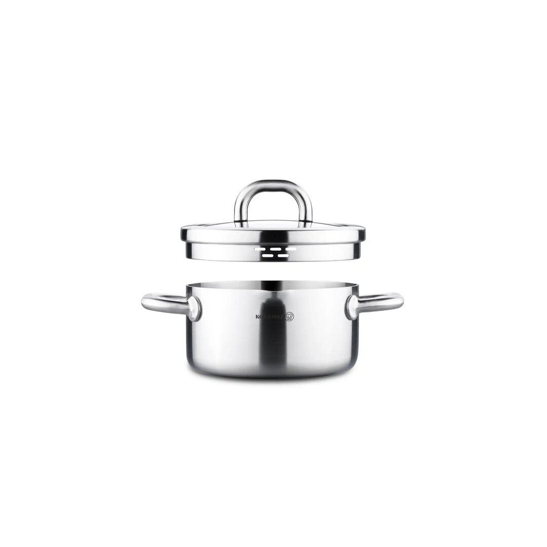 Korkmaz Alba Set Tenxheresh Inoksi, 8 Copë