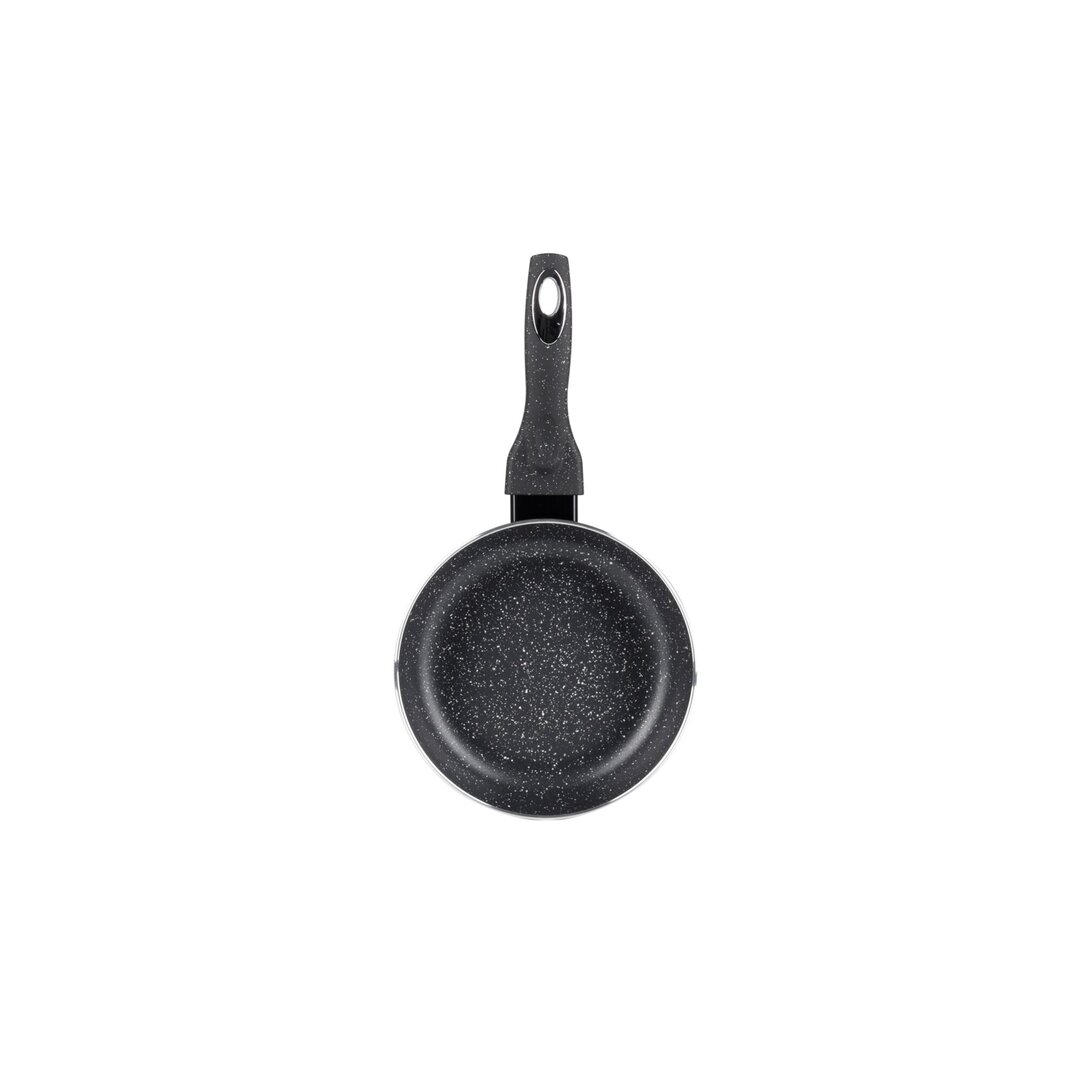 Midnight Basket Granite Frying Pan with Lid, 22 and 26 Cm, 2 Pieces