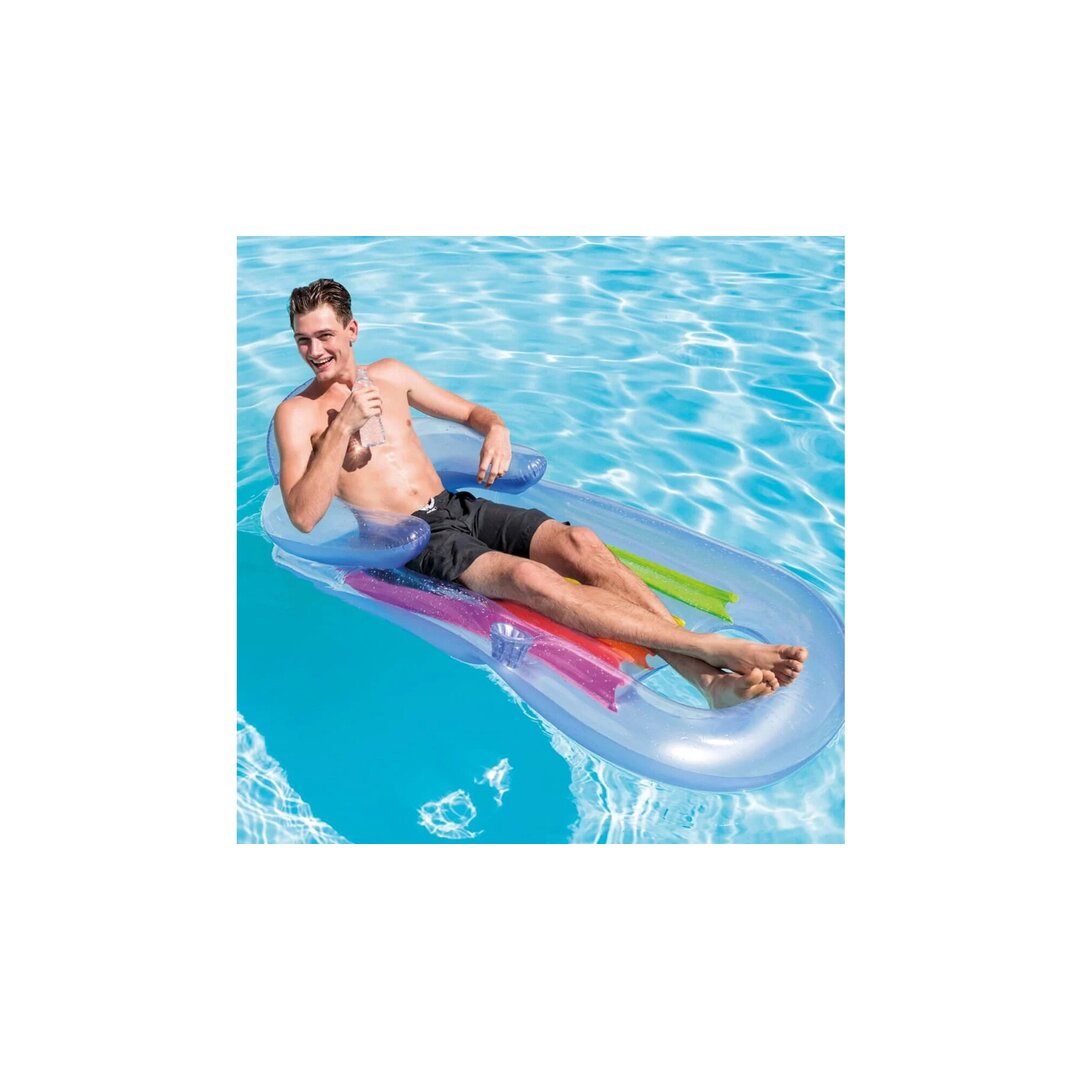 Intex Dyshek Plazhi me Ajër me Mbështetëse, 160 x 85 Cm, 58802EU, 1 Copë