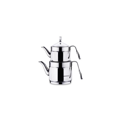 Korkmaz Nostalija Midi Çajnik Inoksi, 0.9 dhe 1.6 Lt, 2 Copë