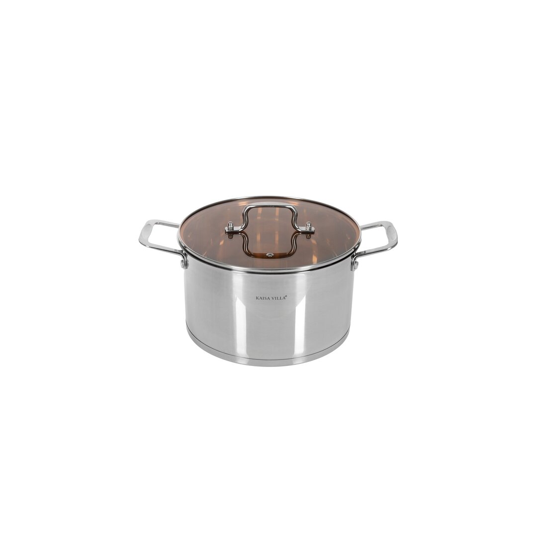 Basket Casserole Stainless Steel Half Pressure Cooker Set, 4 Pieces