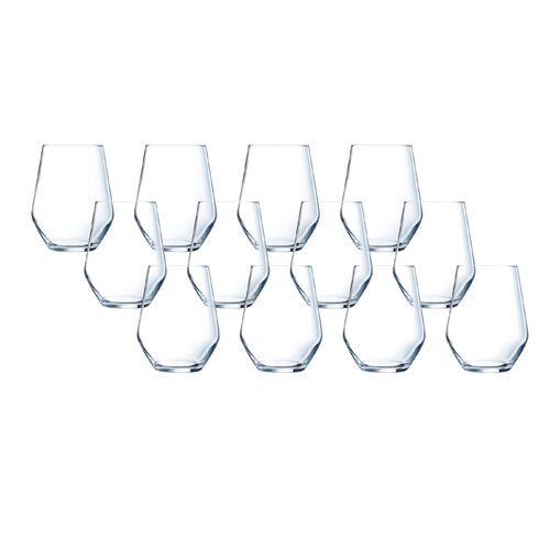 Shportë Luminarc Vinetis Gotë pa Fron, 40 cl, 12 Copë