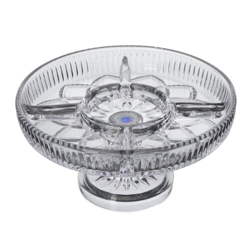 Royal Peanut Holder with 5 Compartments Flower, 24x13.5 Cm, ​​17-12, 1 Piece