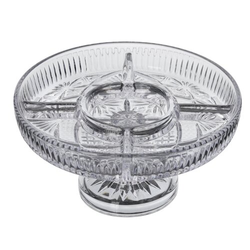 Royal Peanut Holder with 5 Mosaic Compartments, 24x13.5 Cm, ​​17-6, 1 Piece