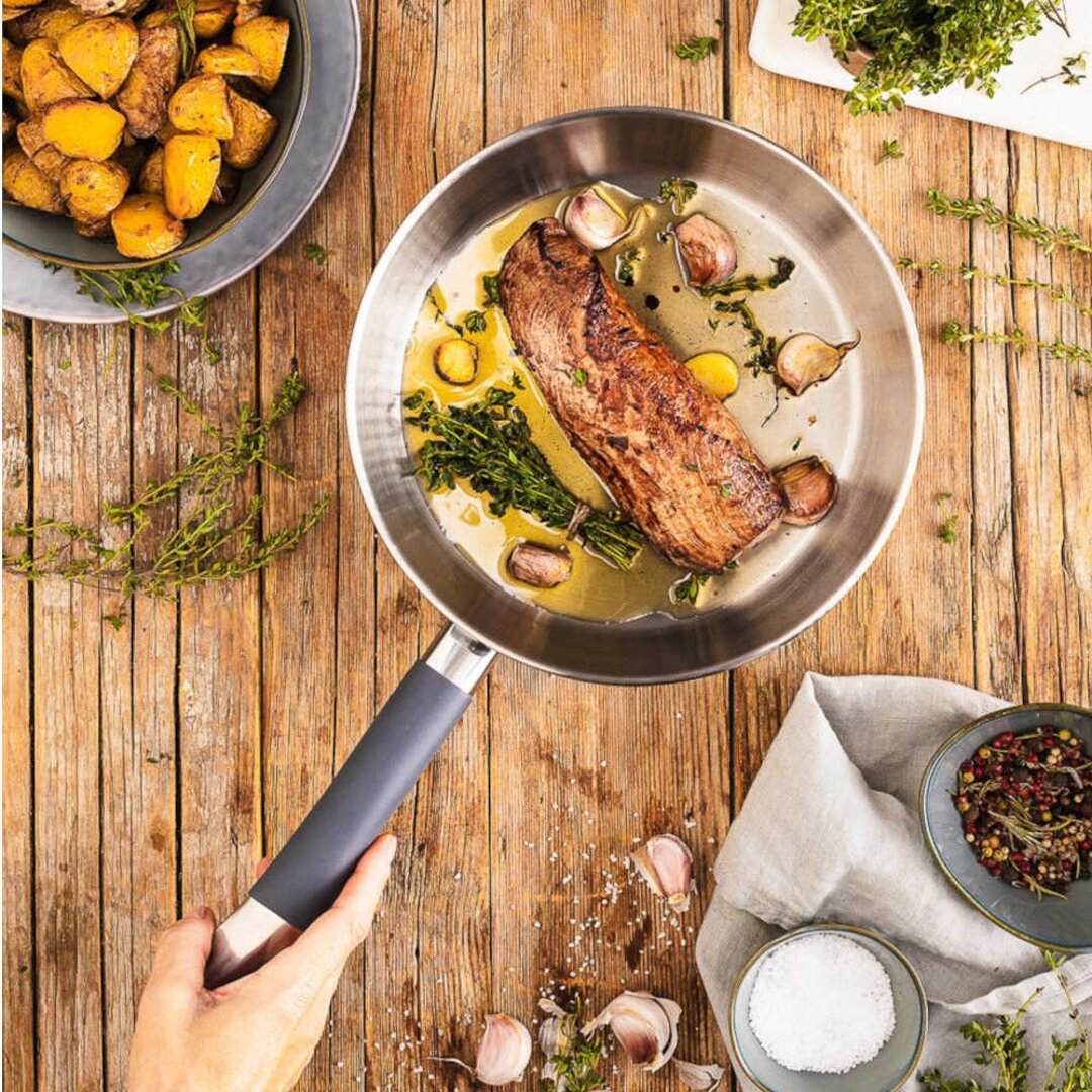 Isogona Bra Master Stainless Steel Frying Pan, 20 Cm, 1 Piece