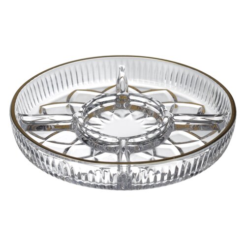 Royal 5 Compartment Peanut Holder Mosaic Gold, 24 Cm, 17-13, 1 Piece