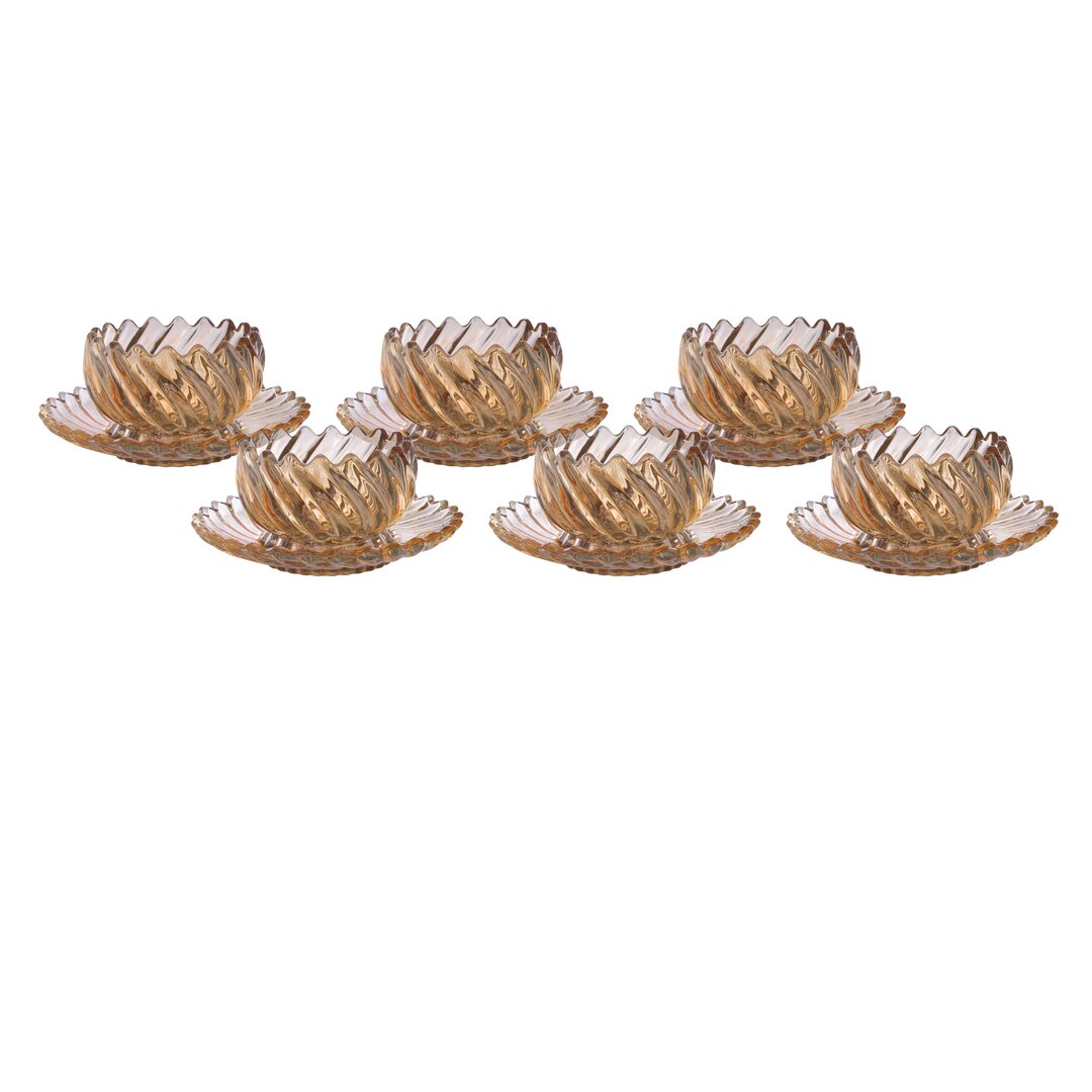 Tulip Set Cup Macedonia Gold, 19-2, 12 Pieces