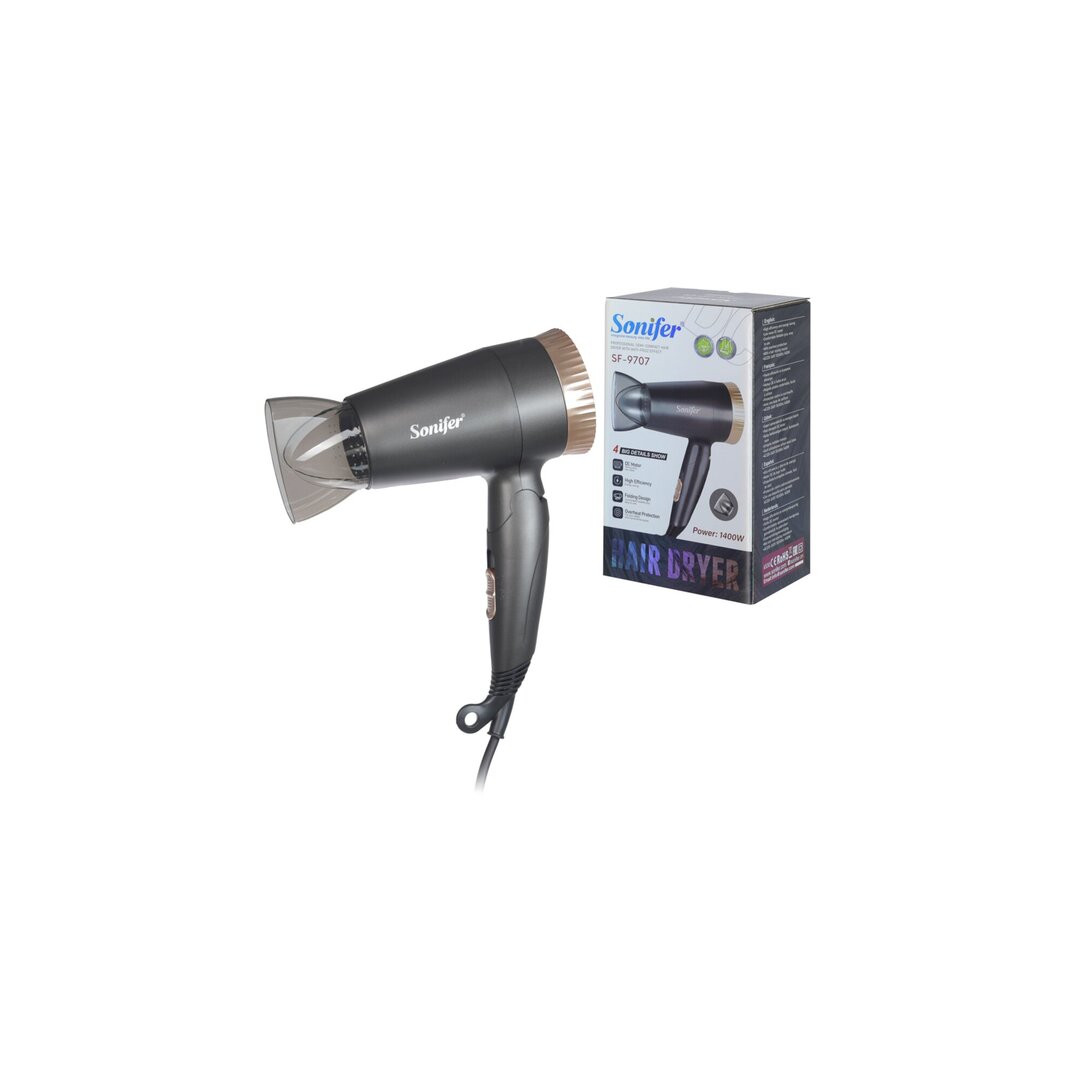 Sonifer Tharëse Flokësh, 1400W, SF-9707, 1 Copë