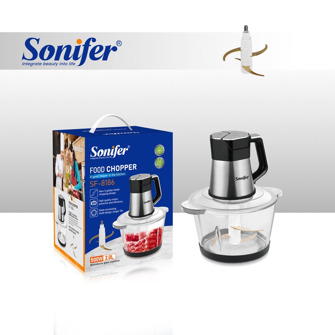 Sonifer Grirëse Perimesh Qelqi 2 Lt, 500W, SF-8186, 1 Copë