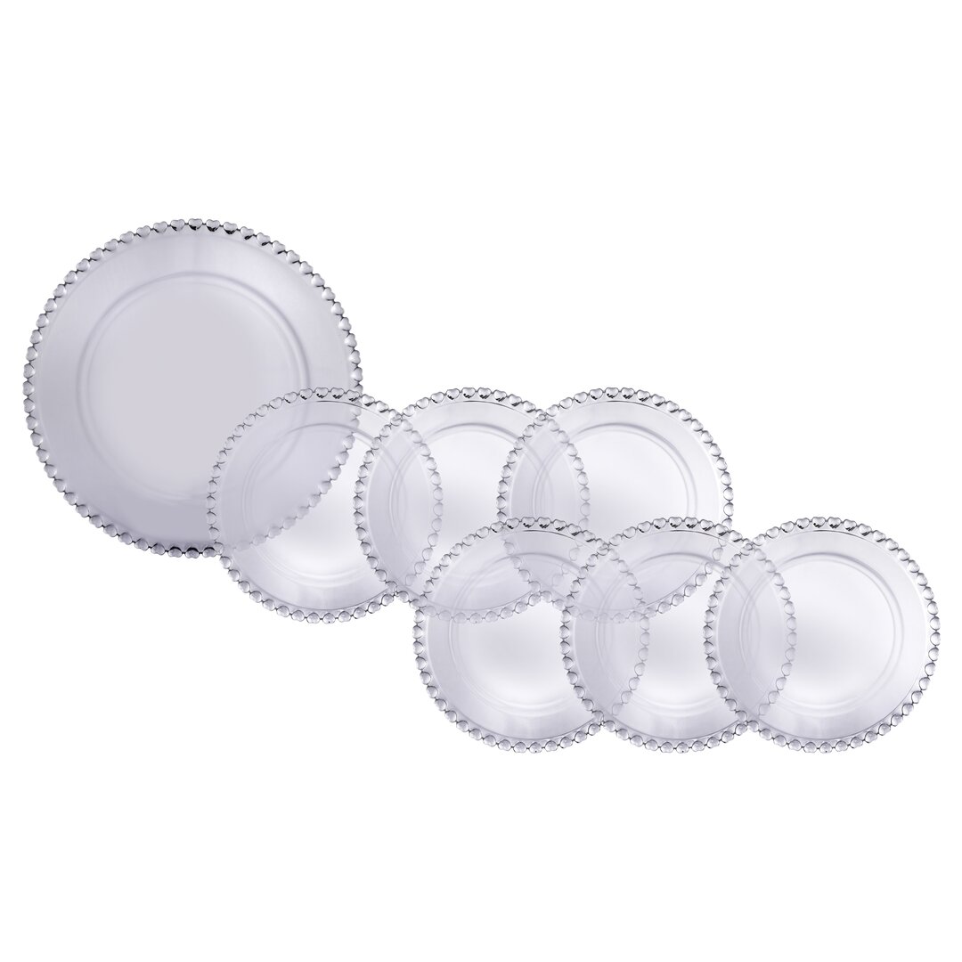 Pearl Dessert Plate Set 11-12, 7 Pieces