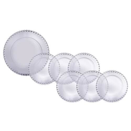 Pearl Dessert Plate Set 11-12, 7 Pieces