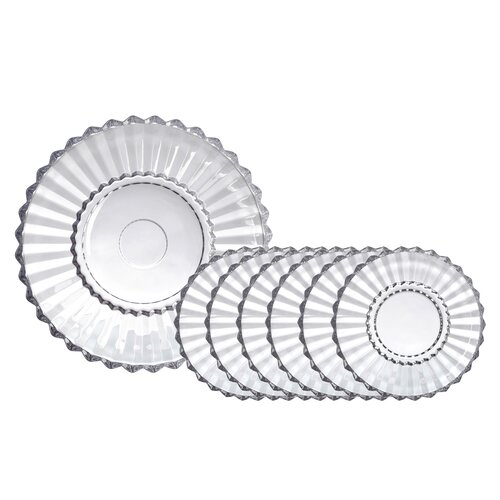 Tulip Dessert Plate Set 11-9, 7 Pieces