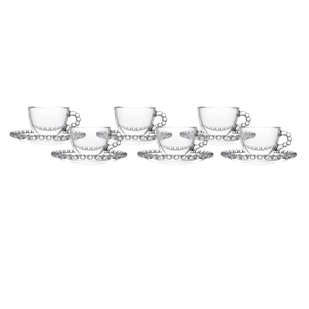 Pearl Coffee Cup Set, 11-1, 12 Pieces