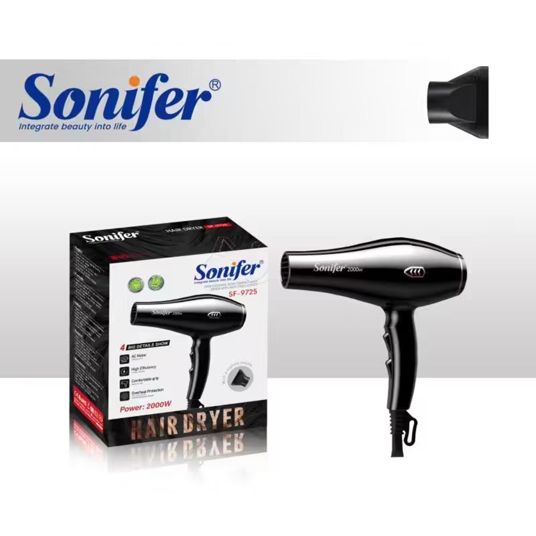 Sonifer Tharëse Flokësh 2000W, SF-9725, 1 Copë