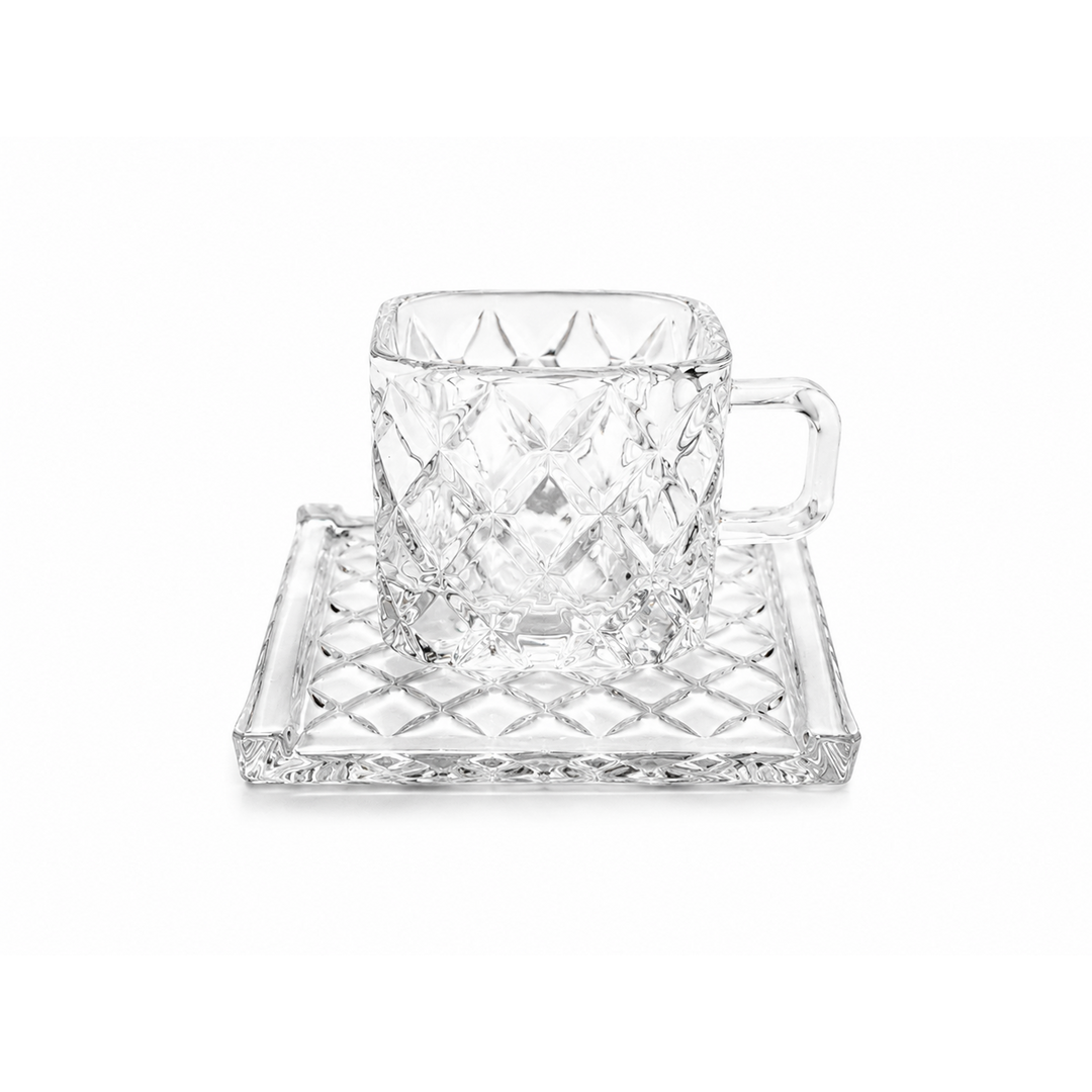 Square Mosaic Tea Cup, 65-44, 12 Pieces