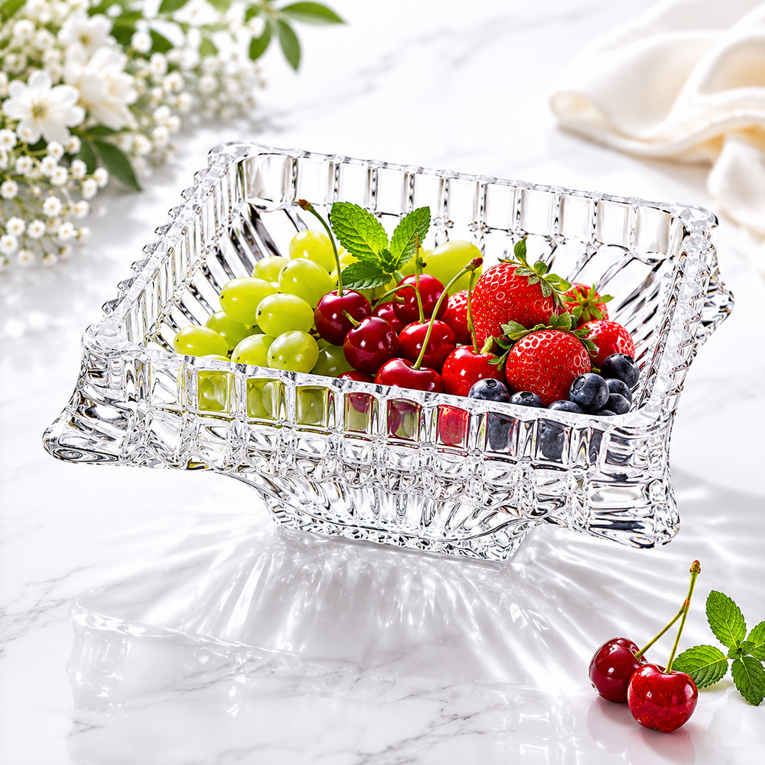 Crown Fruit Bowl, 20x20x12.5 Cm, 65-30, 1 Piece