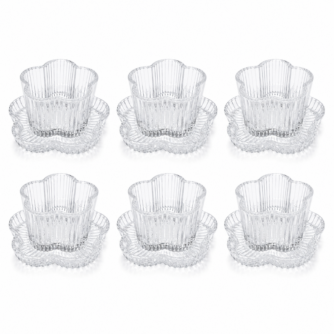 Flower Set Cup Macedonia Big, 65-45, 12 Pieces